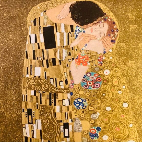 Print of the famous painting “The Kiss”by Austrian artist Gustav Klimt - Picture 5 of 11